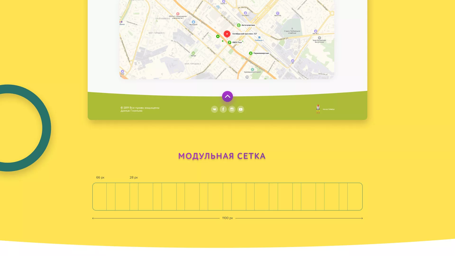 Разработка сайта детского активити-клуба «Домик гномика» в Мурашах