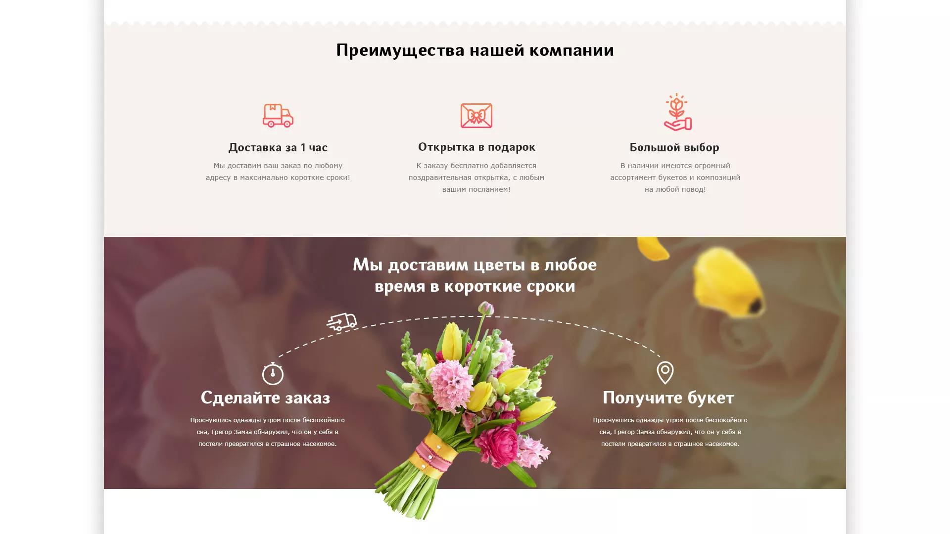 Создание интернет-магазина «Букет-онлайн» по цветам в Мурашах